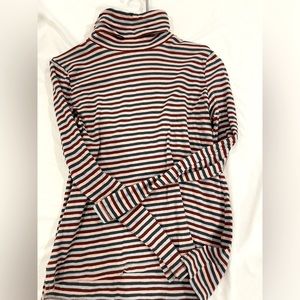 Madewell striped turtleneck